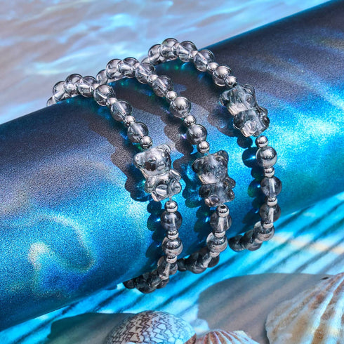 Kohlenstoff | Schimmerbär-Armband | Argent x Silber